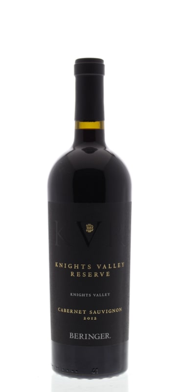 Beringer Knights Valley Reserve Cabernet Sauvignon 2012 Front Bottle Shot