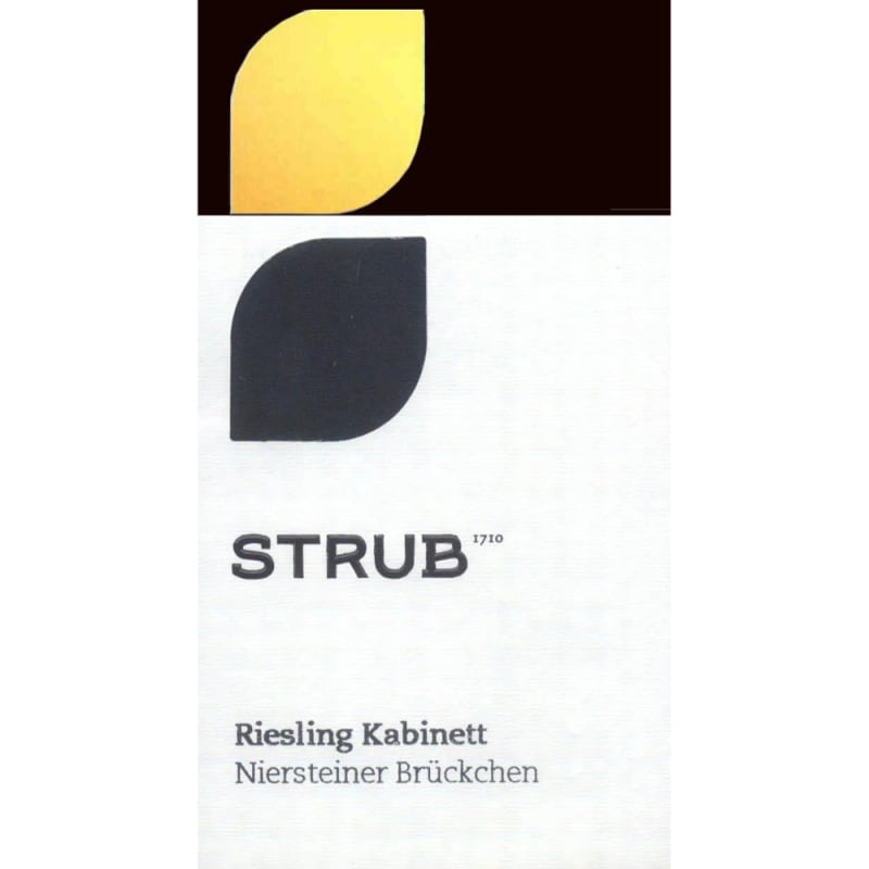 Strub Niersteiner Bruckchen Riesling Kabinett 2014 Front Label