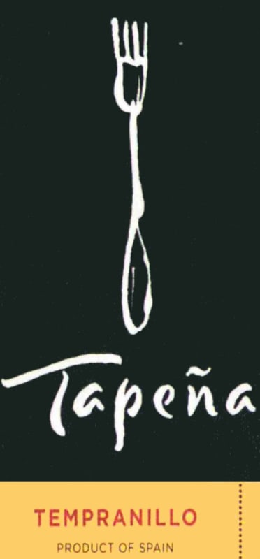 Tapena Vino de Tierra Tempranillo 2011 Front Label