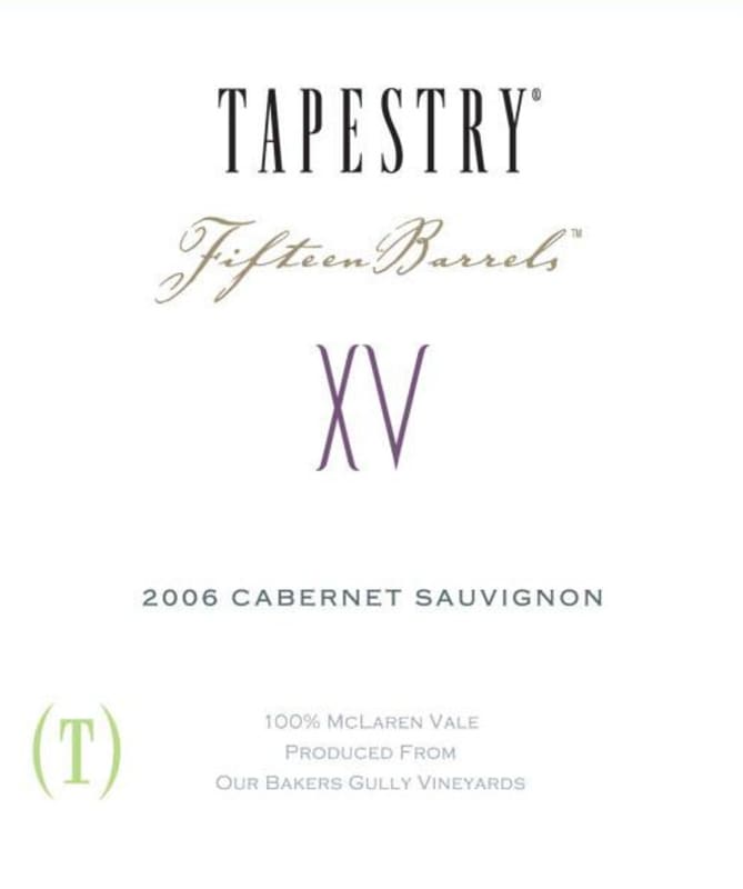Tapestry Fifteen Barrels Cabernet Sauvignon 2006 Front Label