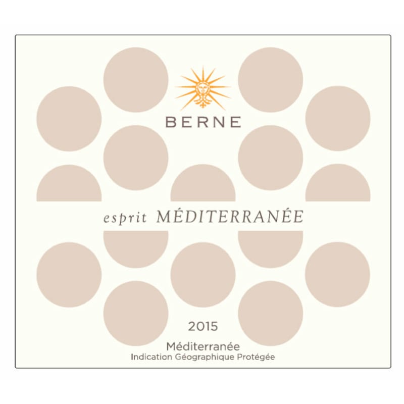 Chateau De Berne Esprit de Mediterranee 2015 Front Label