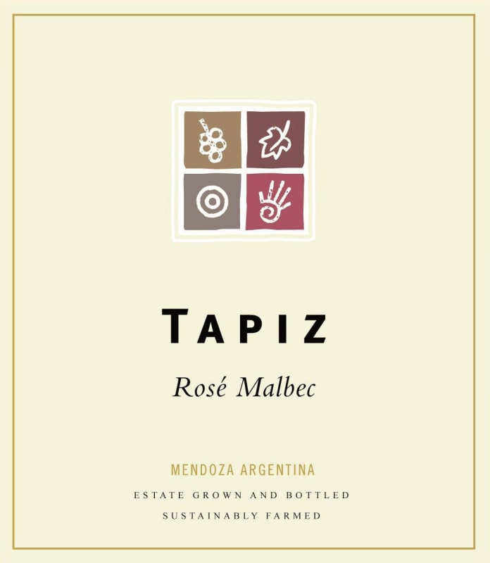 Tapiz Malbec Rose 2014 Front Label
