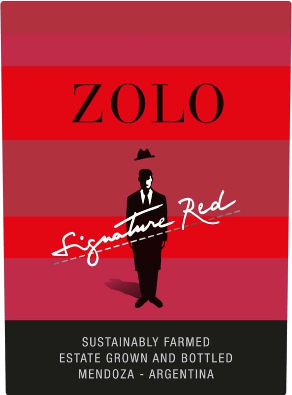 Tapiz Zolo Signature Red 2014 Front Label