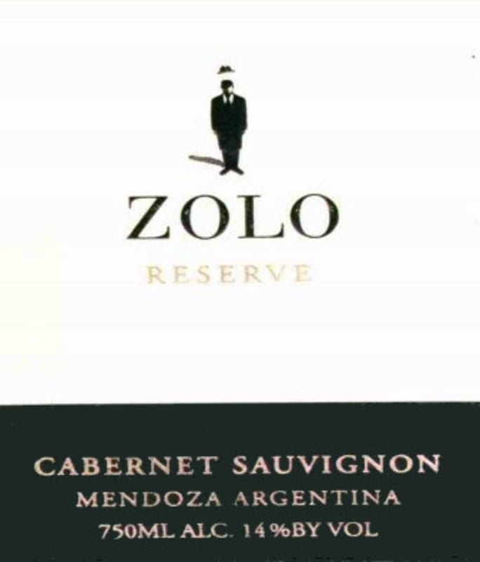 Tapiz Zolo Reserve Cabernet Sauvignon 2010 Front Label