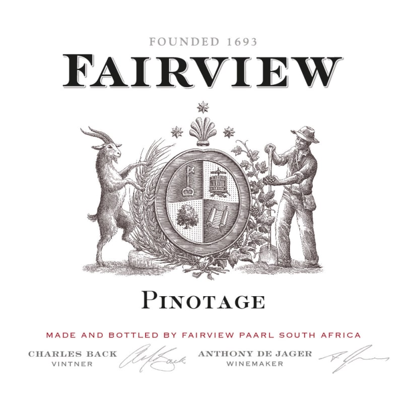 Fairview Pinotage 2015 Front Label
