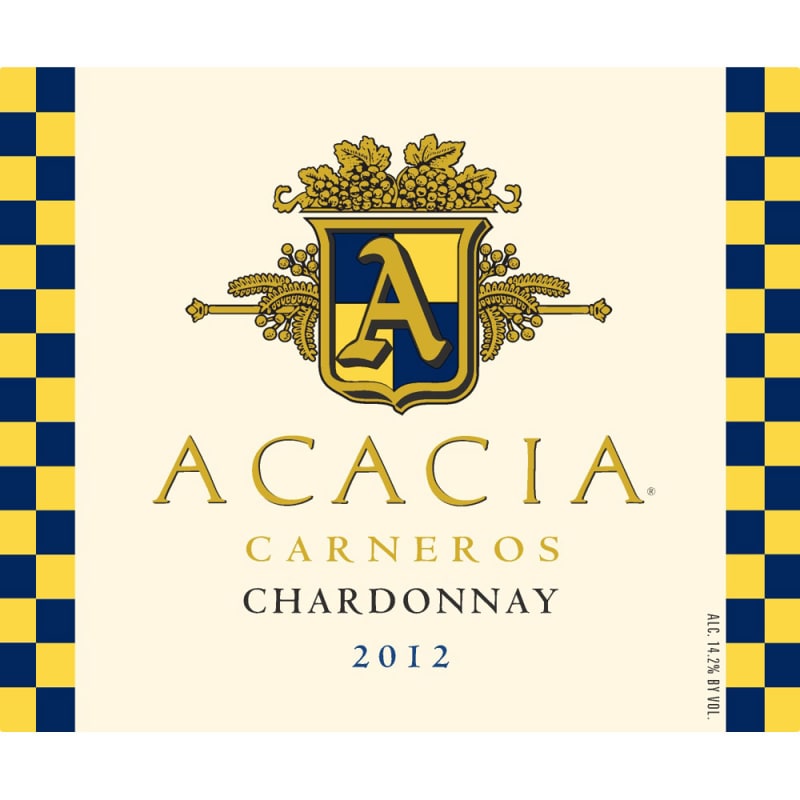 Acacia Carneros Chardonnay 2012 Front Label