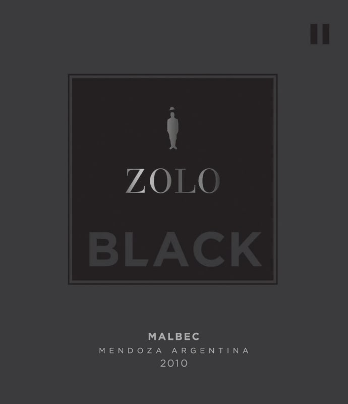 Tapiz Zolo Black Malbec 2010 Front Label