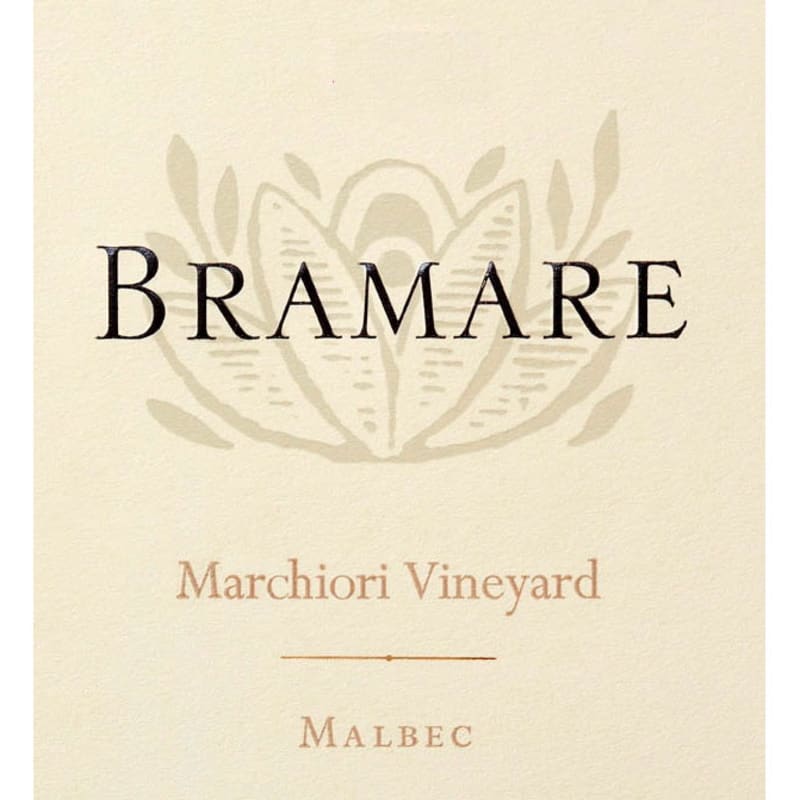 Vina Cobos Bramare Marchiori Vineyard Malbec 2013 Front Label