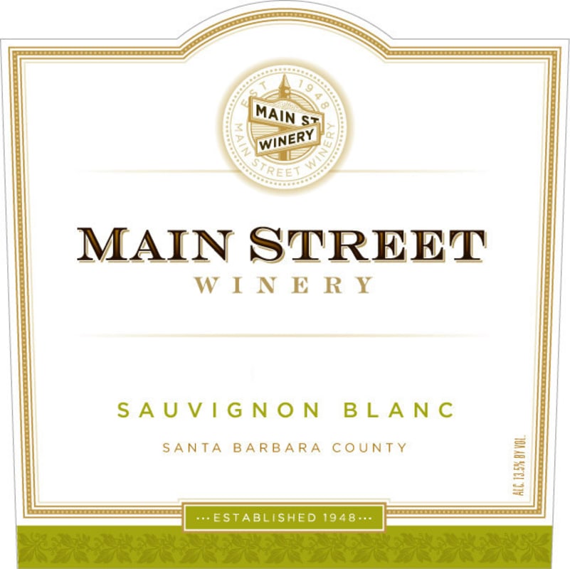 Main Street Sauvignon Blanc 2009 Front Label