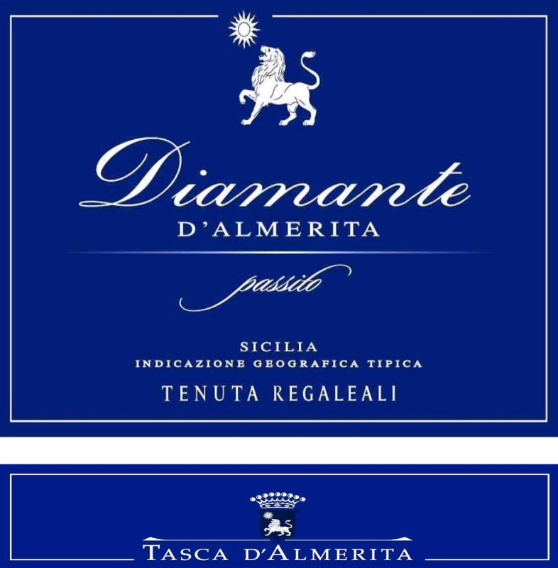 Regaleali Sicilia Diamante d'Almerita Passito 2012 Front Label