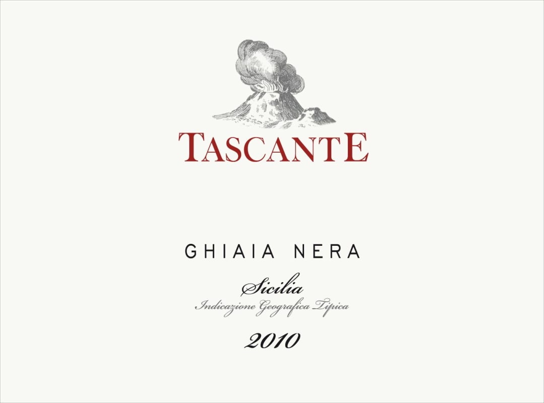 Tascante Ghiaia Nera 2010 Front Label