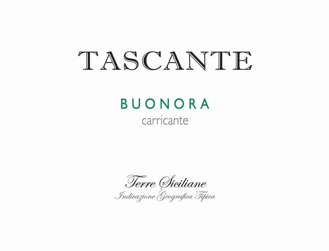 Tascante Buonora Carricante 2013 Front Label