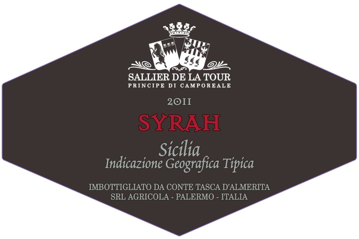Sallier de La Tour Syrah 2011 Front Label