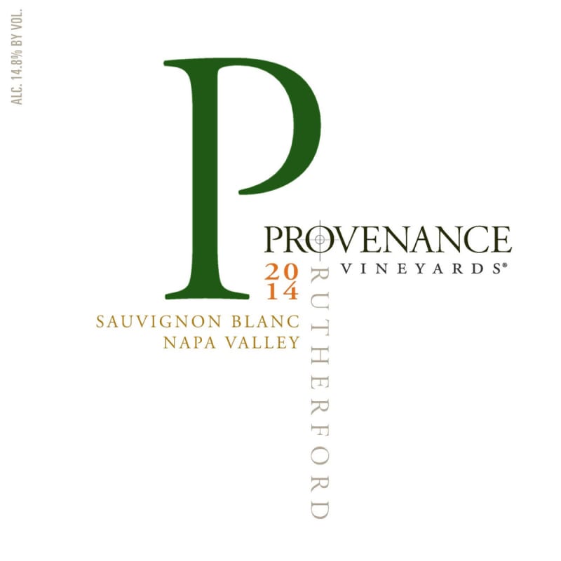 Provenance Vineyards Napa Valley Sauvignon Blanc 2014 Front Label