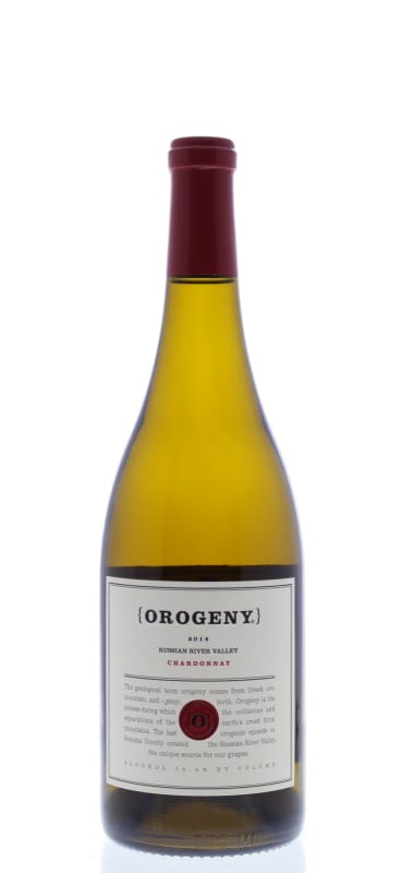 Orogeny Vineyards Chardonnay 2014 Front Bottle Shot