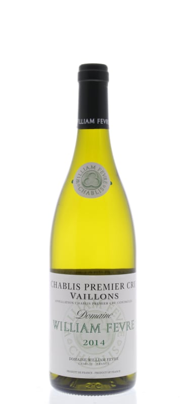 William Fevre Chablis Vaillons Premier Cru 2014 Front Bottle Shot
