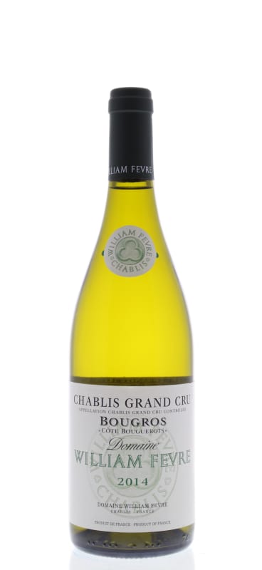 William Fevre Chablis Bougros Cote Bouguerots Grand Cru 2014 Front Bottle Shot