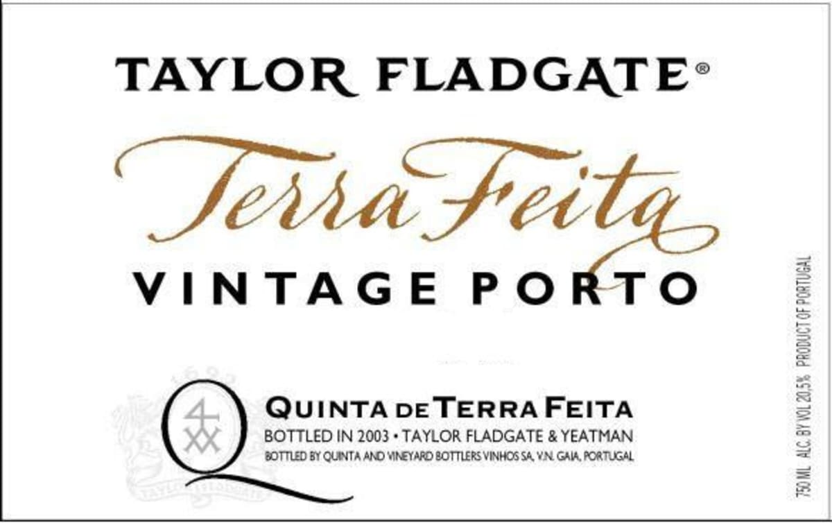 Taylor Fladgate Terra Feita Vintage Porto 2005 Front Label