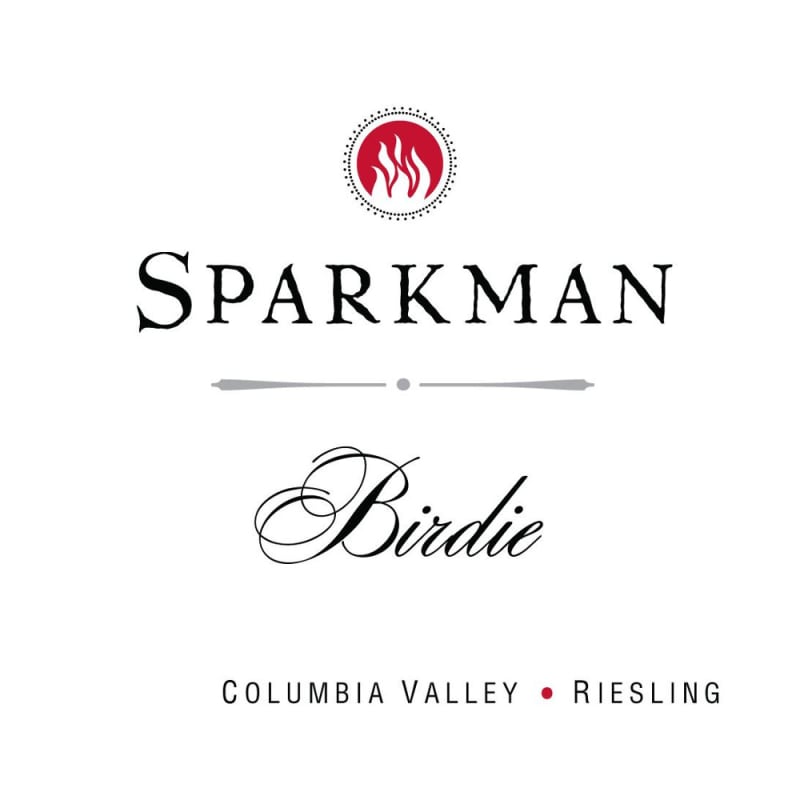Sparkman Birdie Riesling 2015 Front Label
