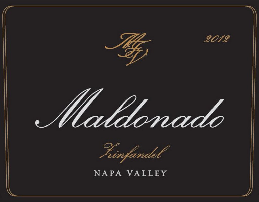 Maldonado Zinfandel 2012 Front Label