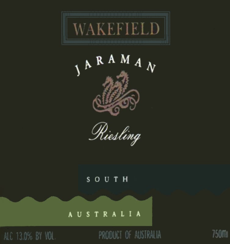 Wakefield Jaraman Riesling 2013 Front Label