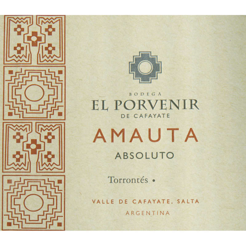 El Porvenir de Cafayate Amauta Torrontes 2015 Front Label
