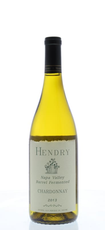 Hendry Barrel Fermented Chardonnay 2013 Front Bottle Shot