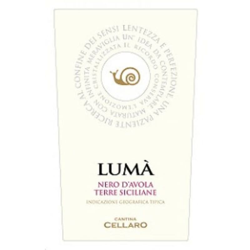 Cantine Cellaro Luma Nero d'Avola 2014 Front Label