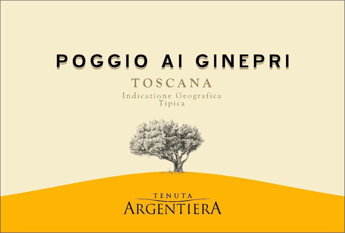 Argentiera Poggio ai Ginepri Toscana Bianco 2011 Front Label