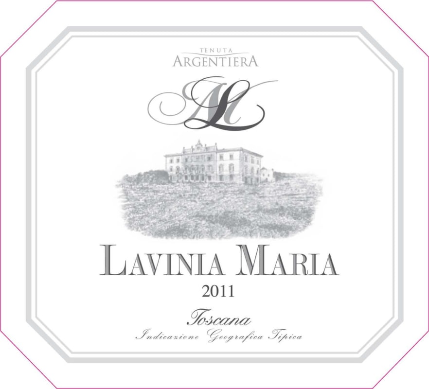 Argentiera 'Lavinia Maria' Bolgheri Superiore Cabernet Franc 2011 Front Label