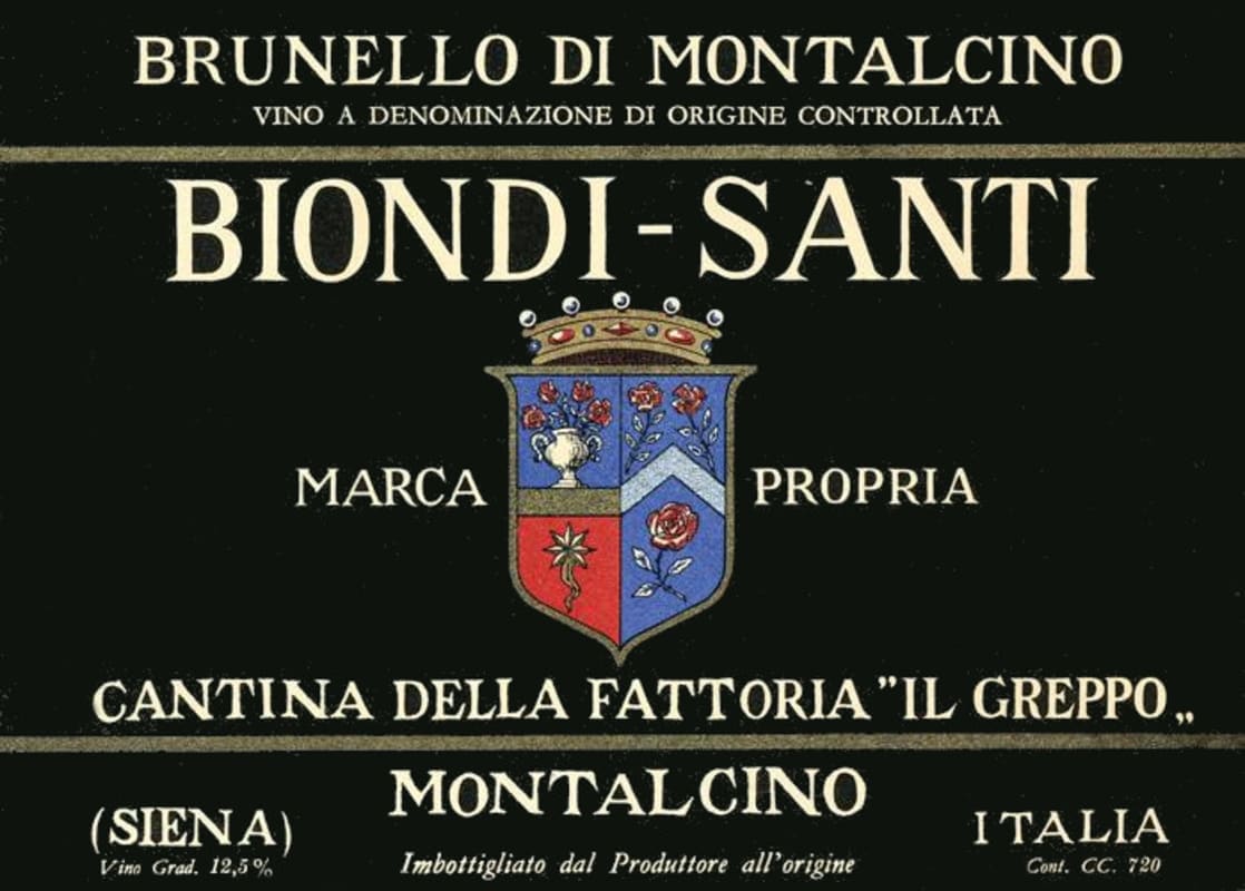 Biondi-Santi Tenuta Greppo Brunello di Montalcino Riserva 2003 Front Label