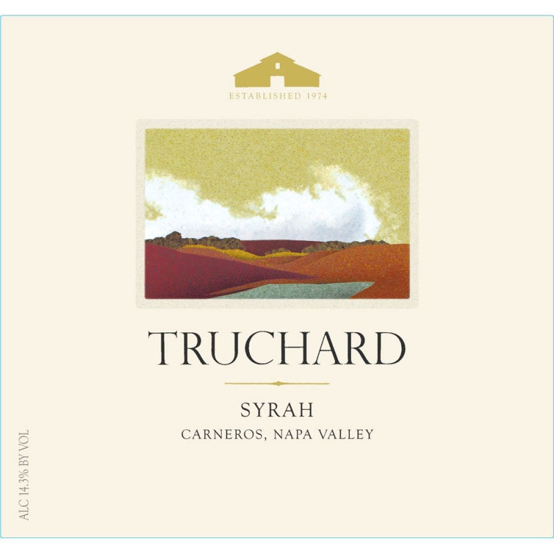 Truchard Estate Syrah 2014 Front Label