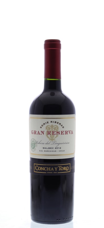 Concha y Toro Gran Reserva Serie Riberas Malbec 2014 Front Bottle Shot