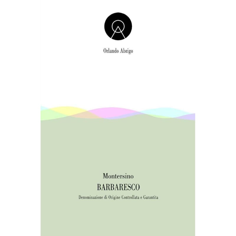 Orlando Abrigo Barbaresco Montersino 2007 Front Label