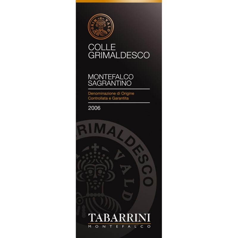 Tabarrini Sagrantino di Montefalco Grimaldesco 2006 Front Label