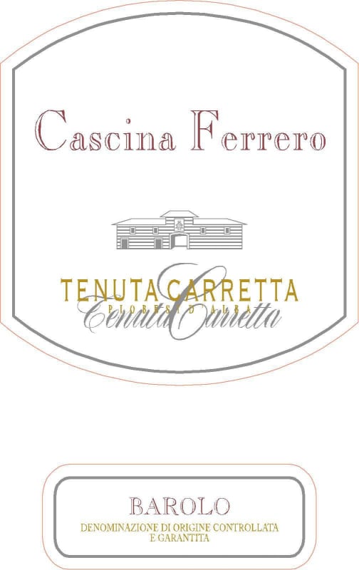 Tenuta Carretta Cascina Ferrero Barolo 2008 Front Label