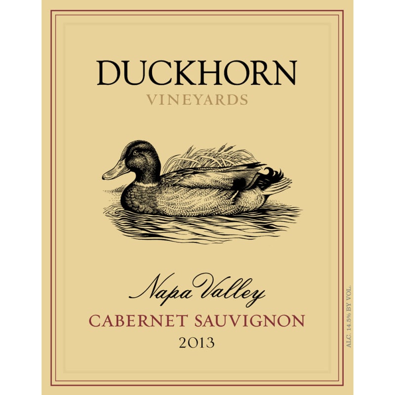 Duckhorn Napa Valley Cabernet Sauvignon (375ML half-bottle) 2013 Front Label