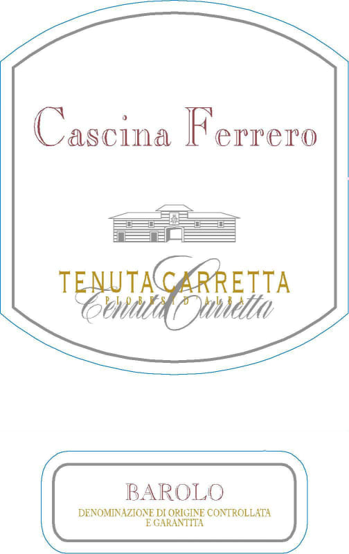 Tenuta Carretta Cascina Ferrero Barolo 2007 Front Label