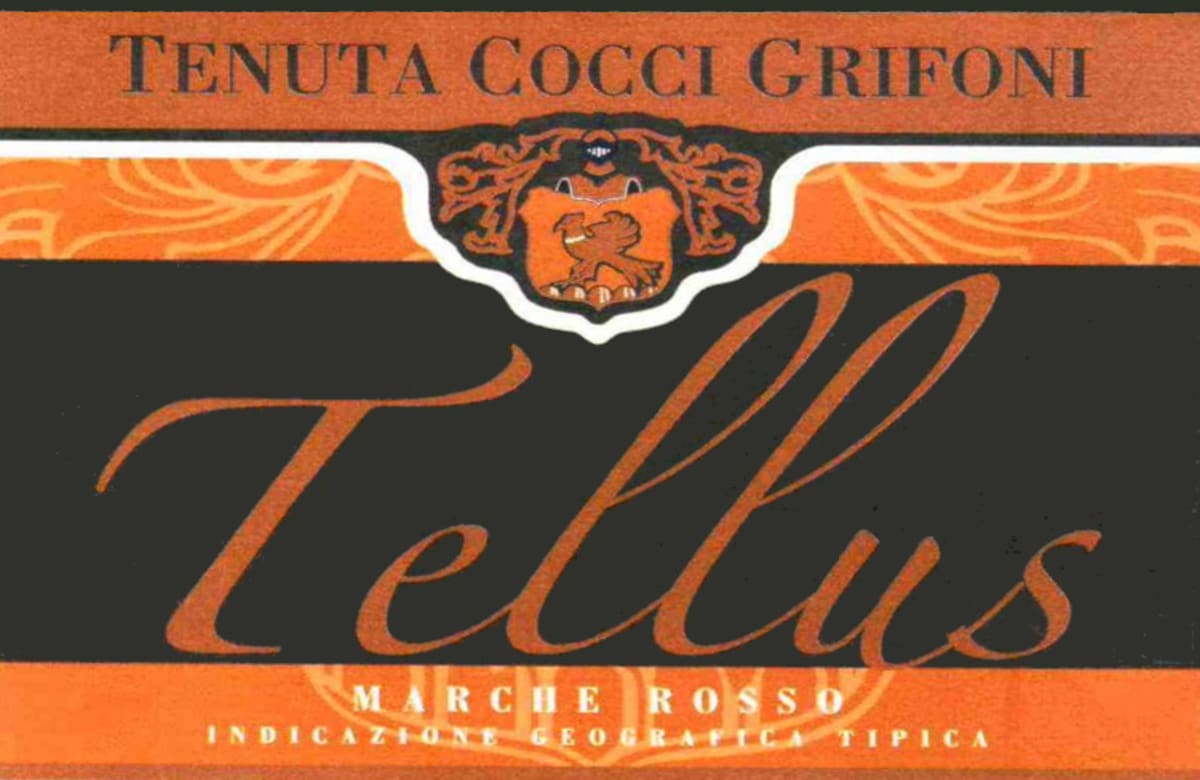 Tenuta Cocci Grifoni Marche Tellus Rosso 2013 Front Label