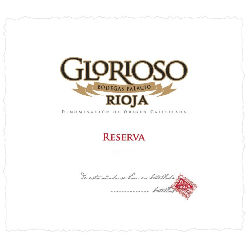 Glorioso Reserva 2011 Front Label
