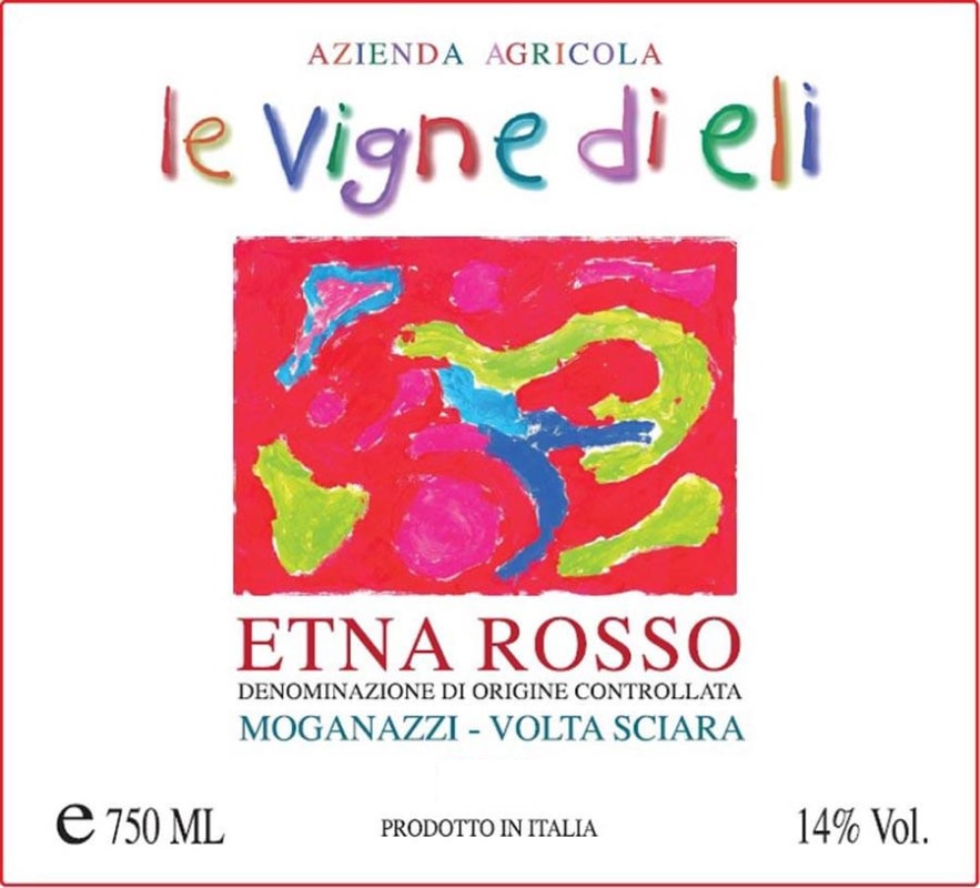 Le Vigne di Eli Moganazzi-Volta Sciara Etna Rosso 2011 Front Label