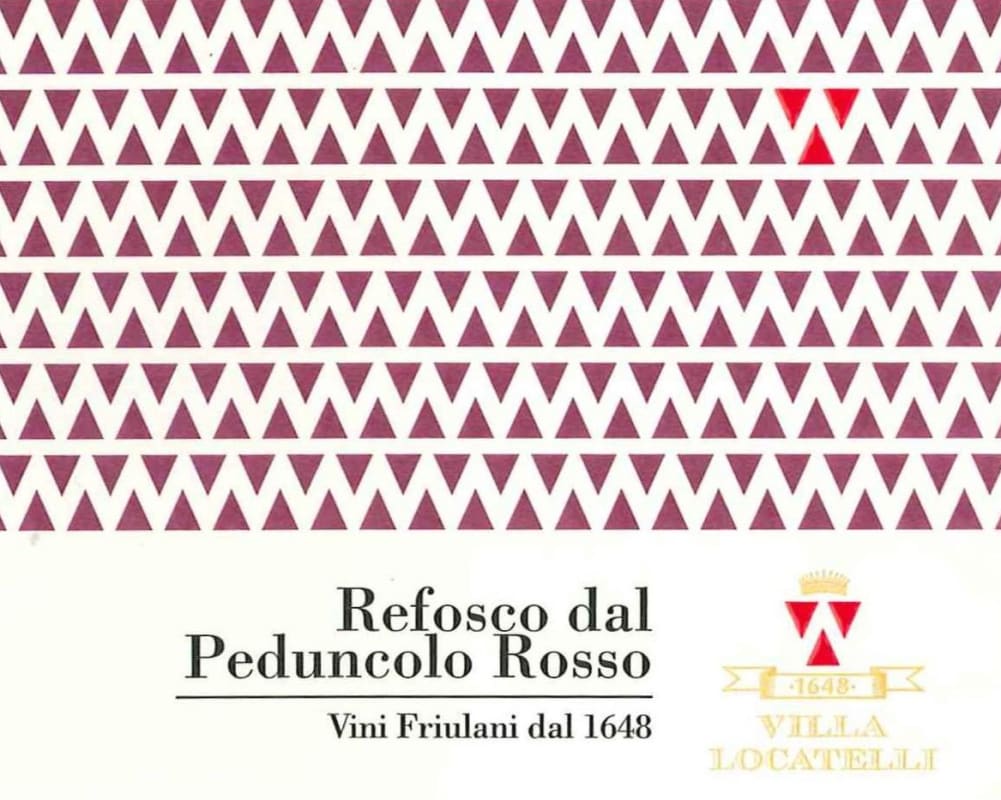 Tenuta Angoris Friuli Isonzo Villa Locatelli Refosco dal Peduncolo Rosso 2014 Front Label
