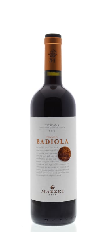 Mazzei Poggio Badiola Toscana 2014 Front Bottle Shot