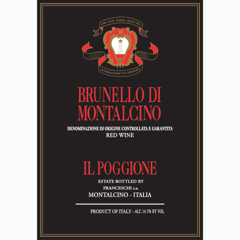 Il Poggione Brunello di Montalcino (375ML half-bottle) 2009 Front Label