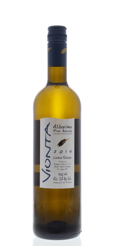 Vionta Albarino 2014 Front Bottle Shot