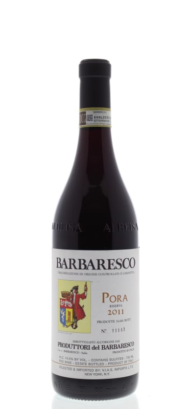 Produttori del Barbaresco Barbaresco Pora Riserva 2011 Front Bottle Shot