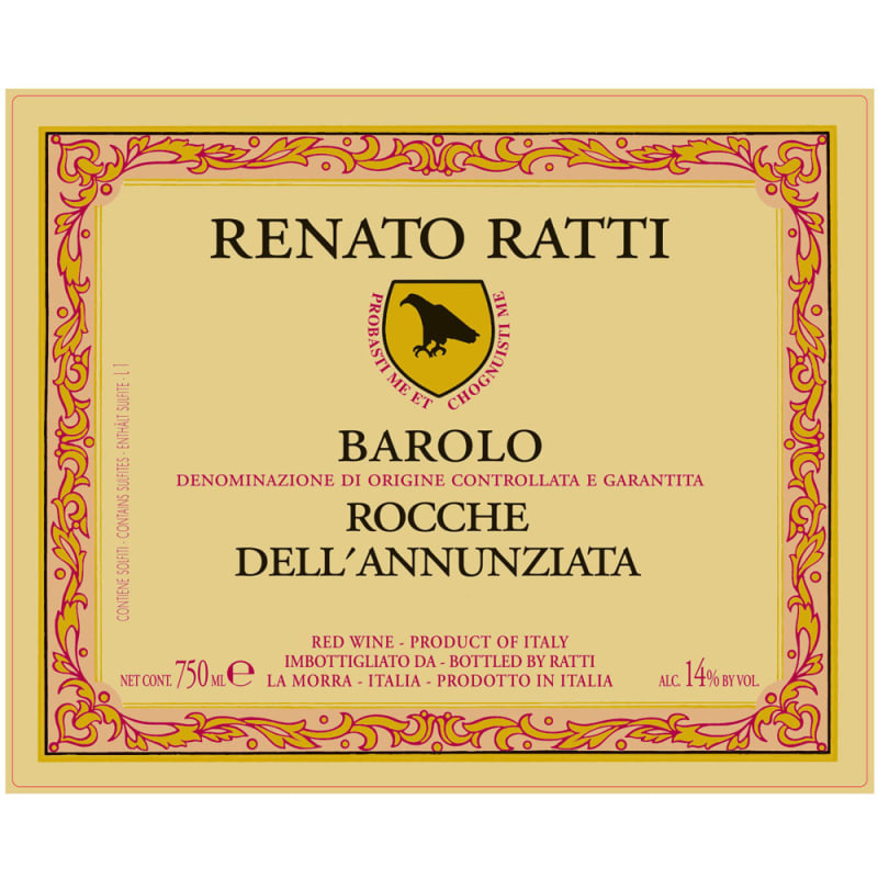 Renato Ratti Rocche dell'Annunziata Barolo 2011 Front Label