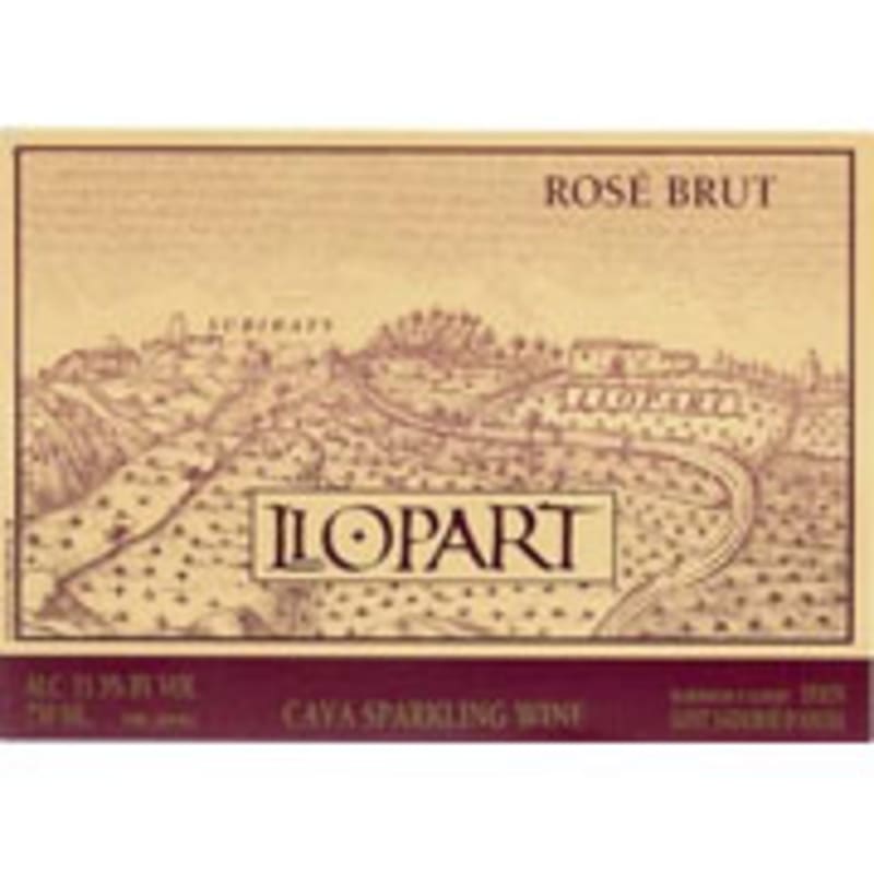 Llopart Rose Brut (375ML half-bottle) Front Label