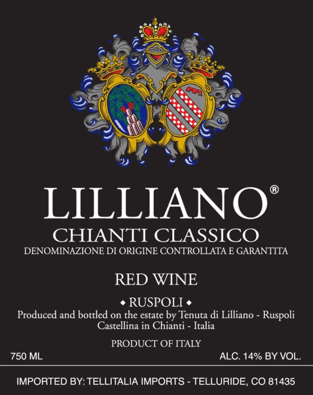 Lilliano Chianti Classico 2011 Front Label