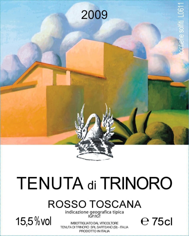 Tenuta di Trinoro Toscana Rosso 2009 Front Label